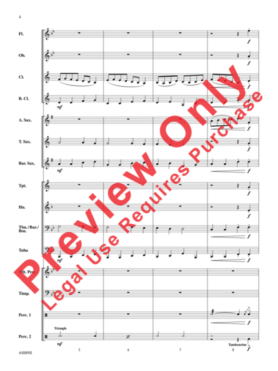Three Miniature Nutcrackers Concert Band scores gallery preview page 4