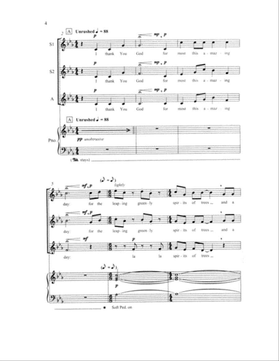 I Thank You God (SSA) SSA scores gallery preview page 6
