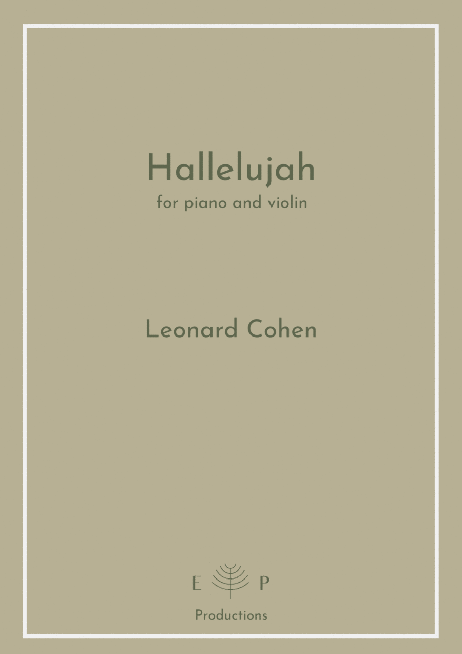 Hallelujah Violin Solo scores gallery preview page 1
