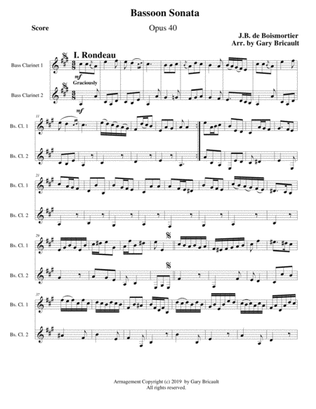 Bassoon Sonata - Opus 40
