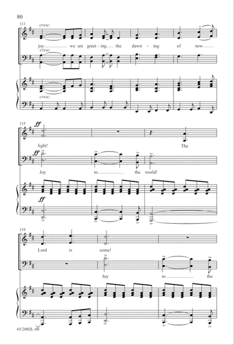 And This Shall Be a Sign And This Shall Be a Sign 4-Part scores gallery preview page 81