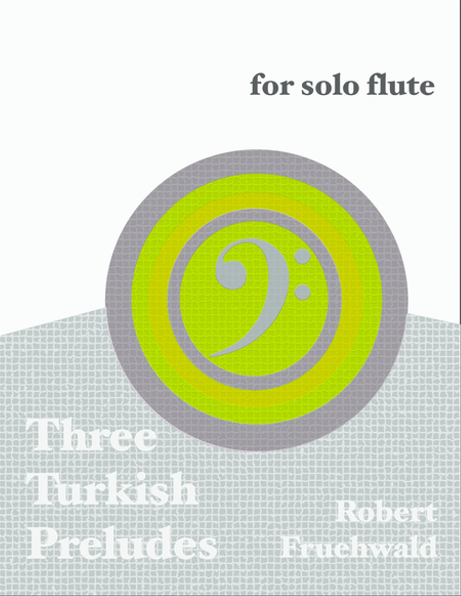 Three Turkish Preludes Flute Solo scores gallery preview page 1