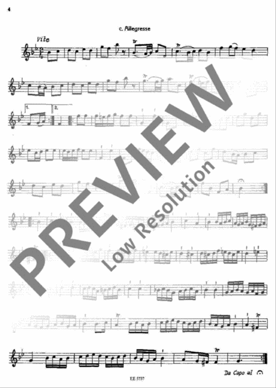 Musique de table Oboe scores gallery preview page 5
