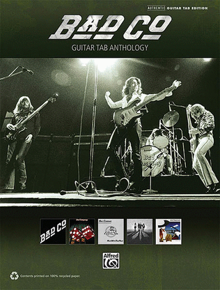 Book cover for Bad Company – Guitar Tab Anthology