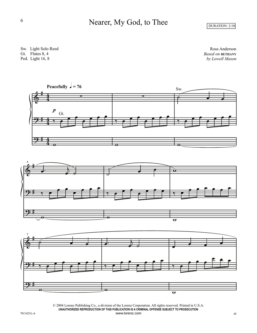 In Memoriam (Digital Download) Funeral scores gallery preview page 4