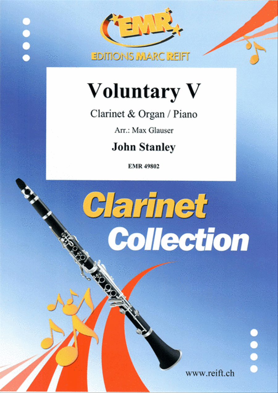 Voluntary V Clarinet Solo scores gallery preview page 1
