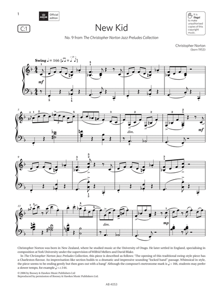 New Kid (Grade 7, list C1, from the ABRSM Piano Syllabus 2023 & 2024)
