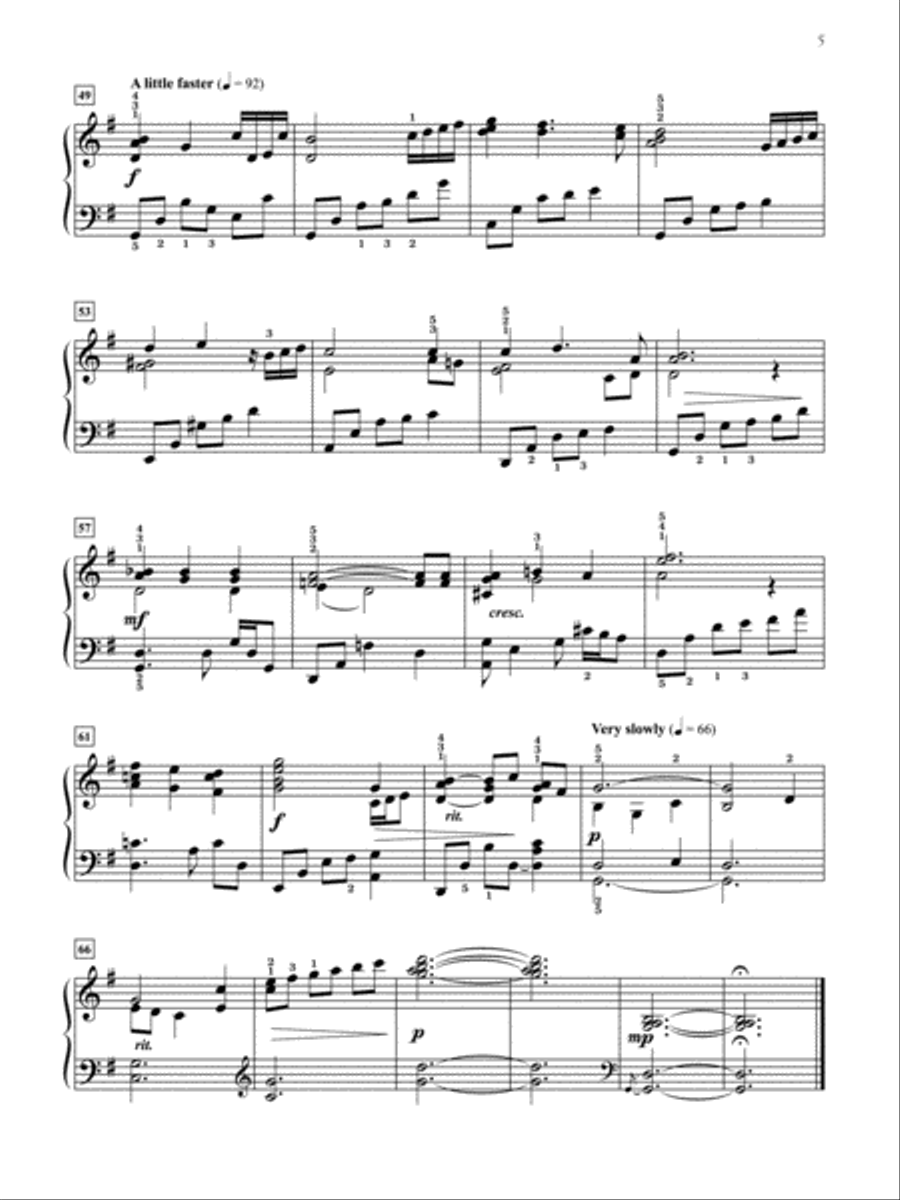 The LDS Pianist: Favorite Mormon Hymns: 12 Contemporary Piano Arrangements Piano Solo scores gallery preview page 5