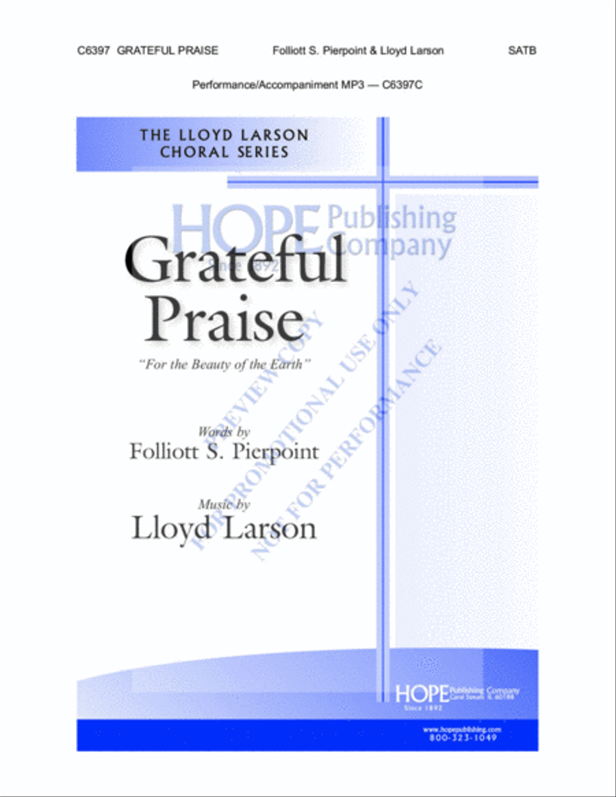 Grateful Praise Grateful Praise 4-Part scores gallery preview page 2