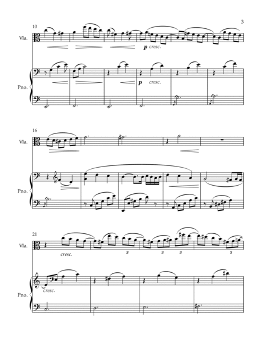 Album Leaf Viola scores gallery preview page 3