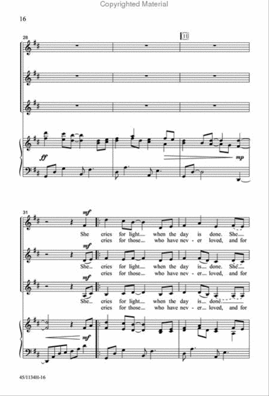 Singable Solutions for SSA Choirs SSA scores gallery preview page 15