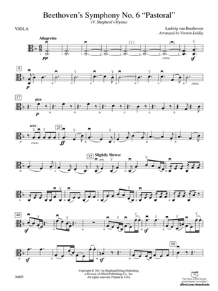 Beethoven's Symphony No. 6 "Pastoral": Viola
