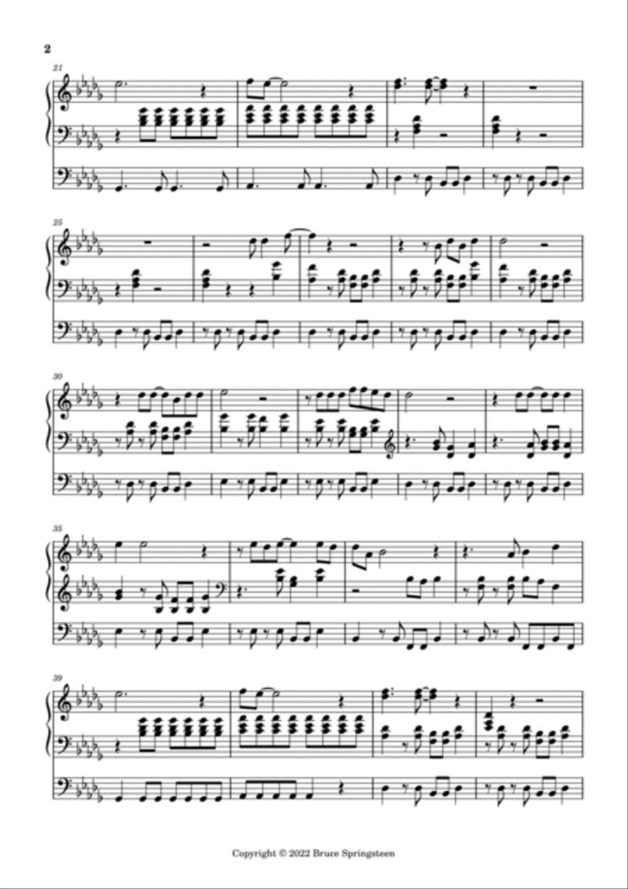Fire Organ Solo scores gallery preview page 2