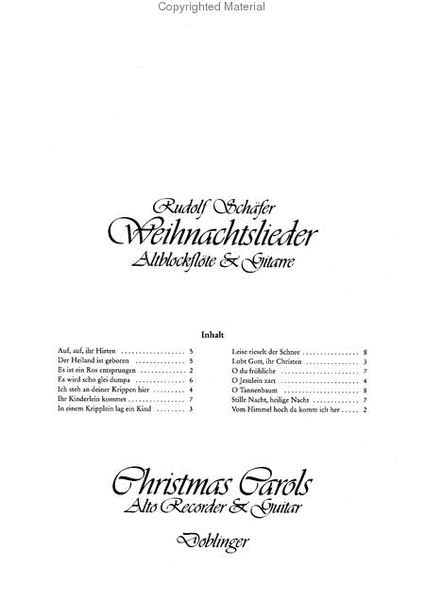Weihnachtslieder aus Deutschland und Osterreich
