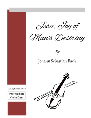 Book cover for Jesu, Joy of Man's Desiring (Violin Duet)