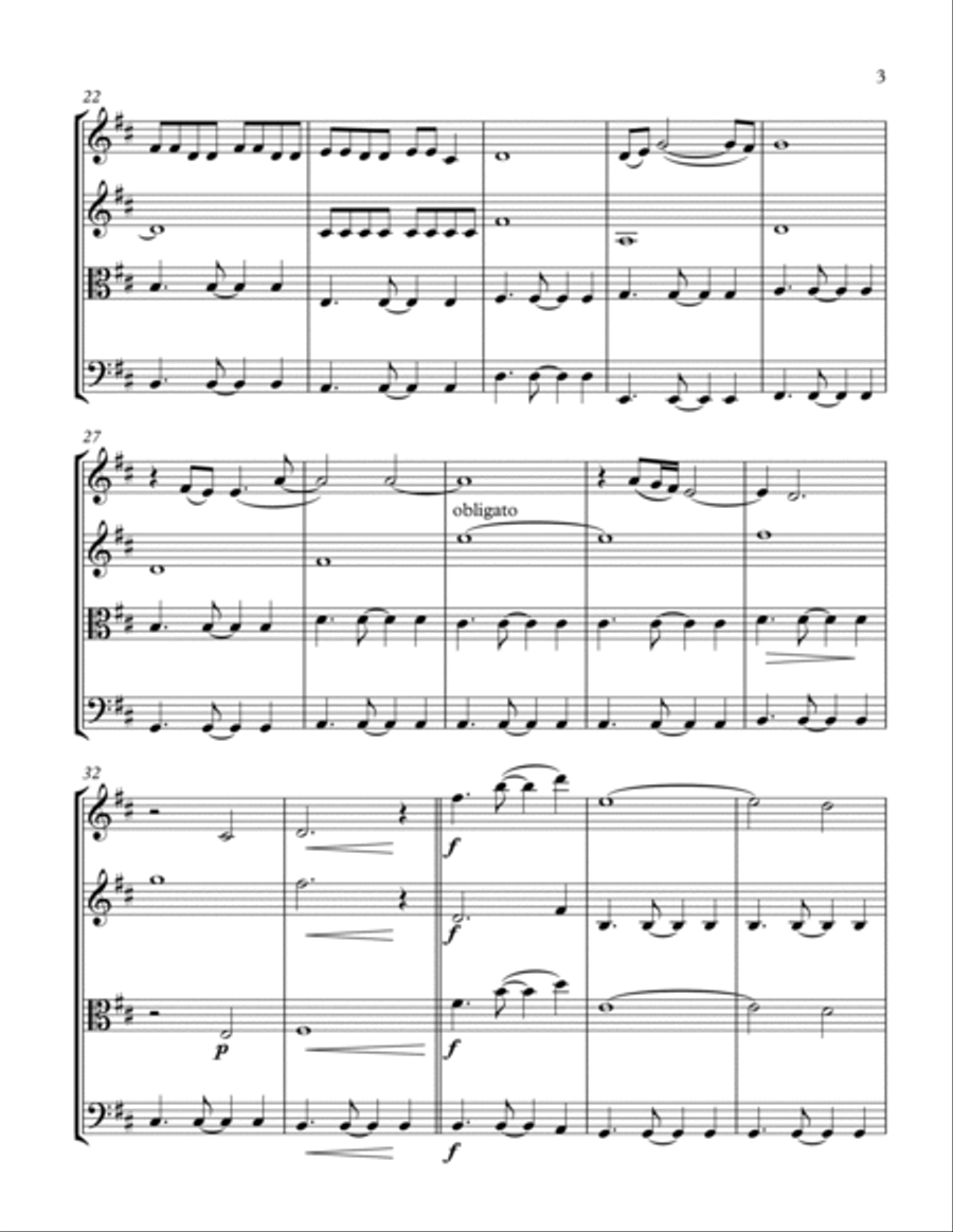 Now We Are Free String Quartet scores gallery preview page 6