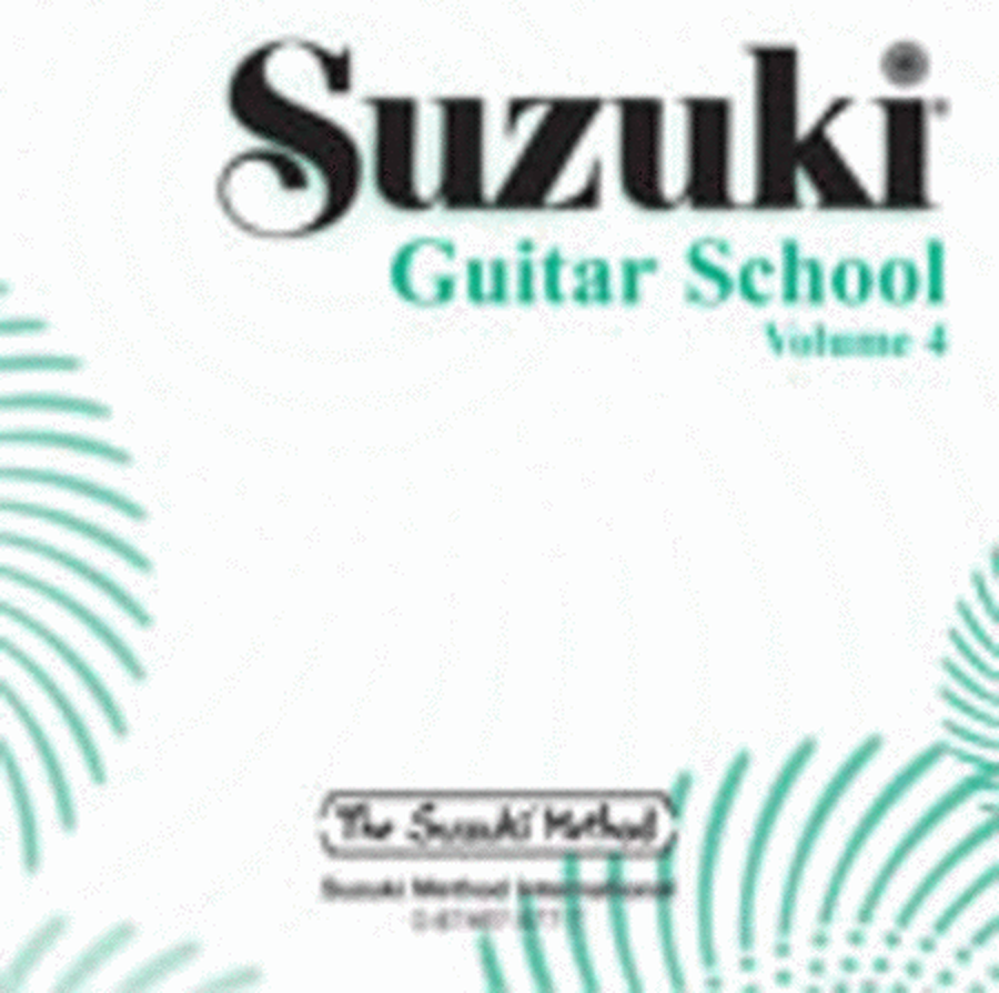 Suzuki Guitar School Book 4 CD