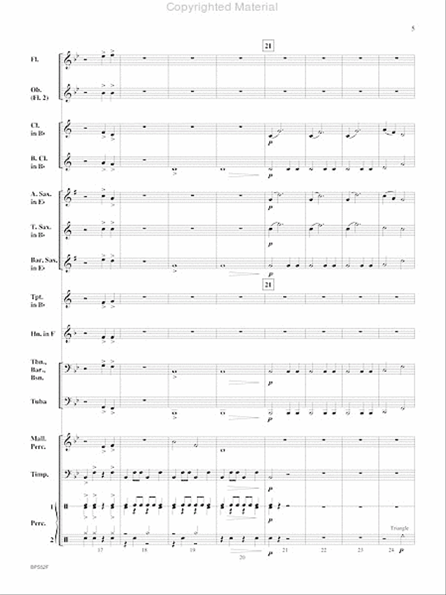 Redhawk Concert Band scores gallery preview page 6