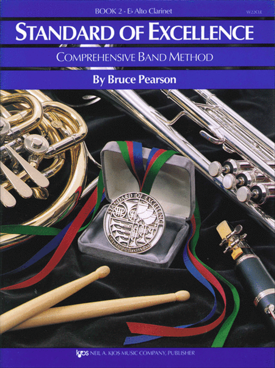 Book cover for Standard of Excellence Book 2, Alto Clarinet