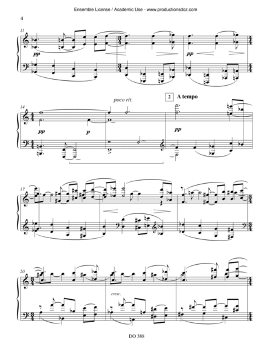 Élégie Élégie Bassoon Solo scores gallery preview page 4