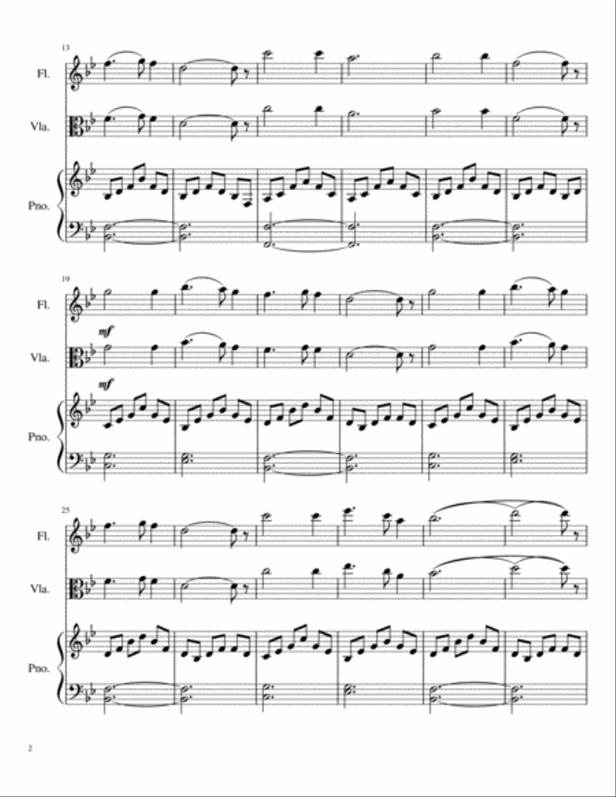 Silent Night Small Ensemble scores gallery preview page 2