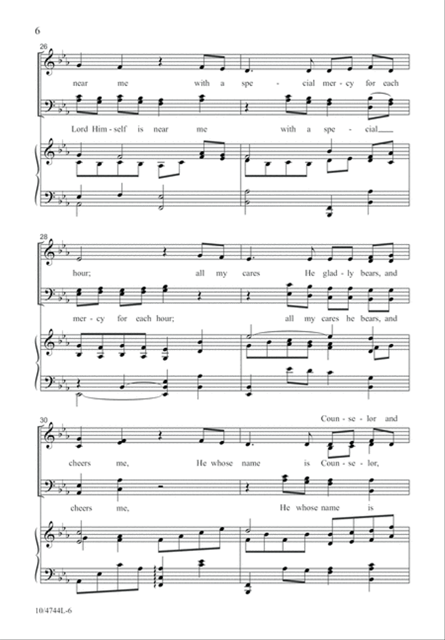 Day by Day 4-Part scores gallery preview page 6