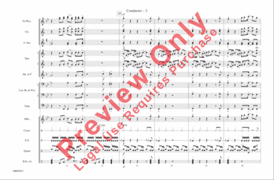 Conga Conga Marching Band scores gallery preview page 4