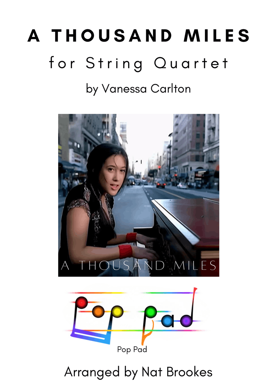 A Thousand Miles String Quartet scores gallery preview page 1