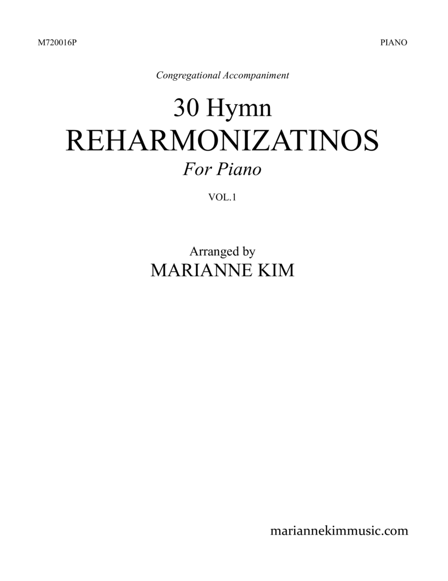 30 Hymn Reharmonizations for Piano Vol.1 Piano Solo scores gallery preview page 1