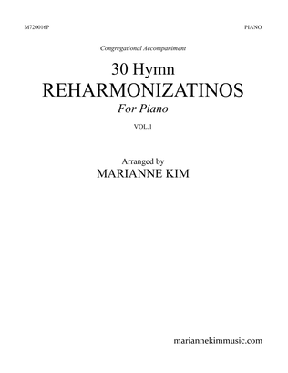 Book cover for 30 Hymn Reharmonizations for Piano Vol.1