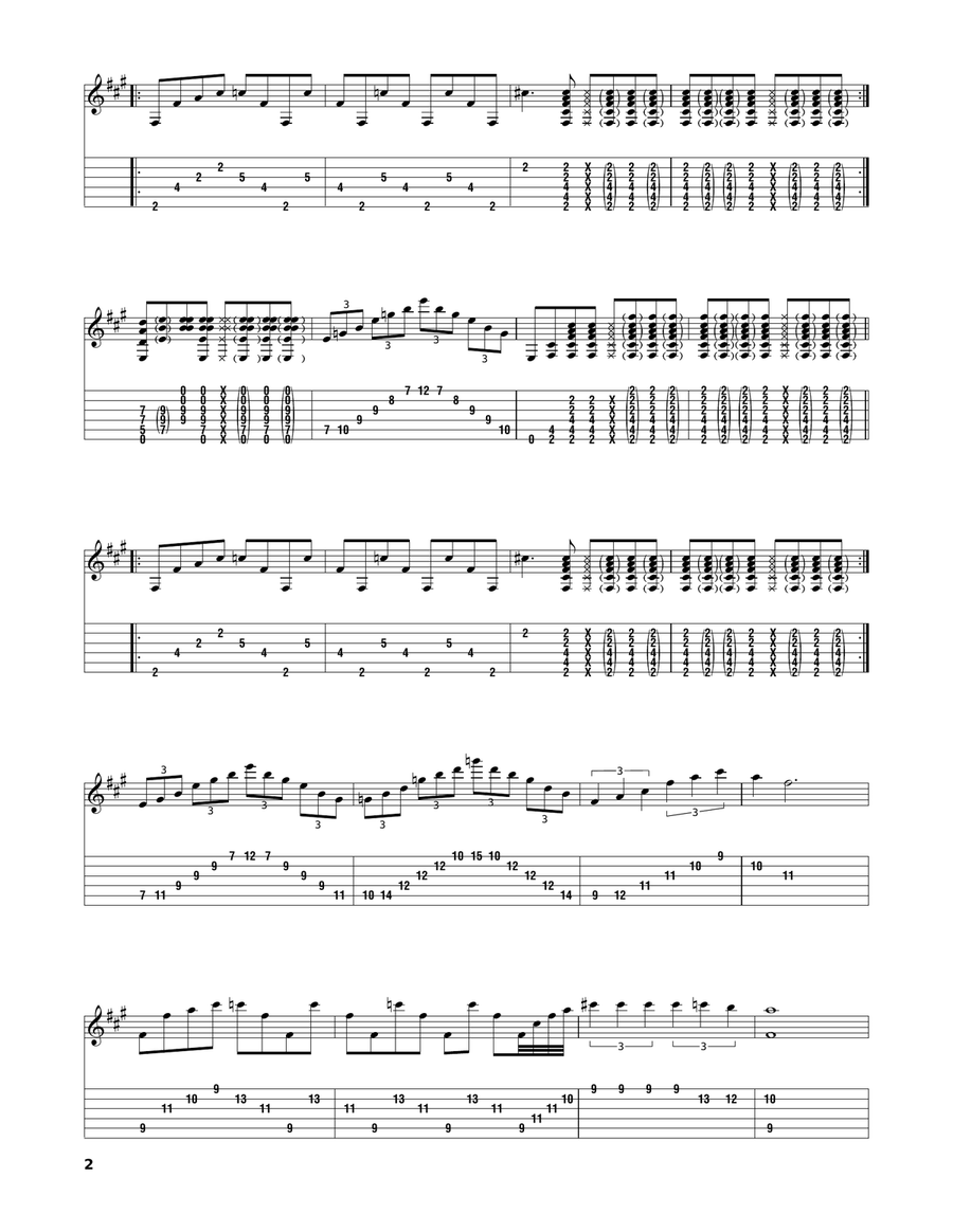 Mr. Scary Acoustic Guitar scores gallery preview page 2