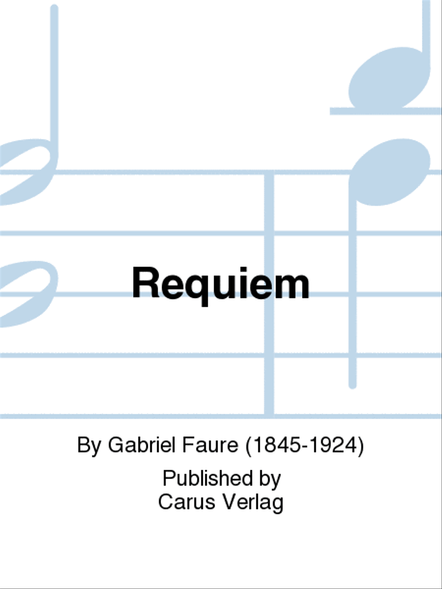 Requiem. Version for symphony orchestra (Requiem. Fassung fur Sinfonieorchester)