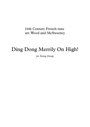 Book cover for Ding, Dong Merrily On High!