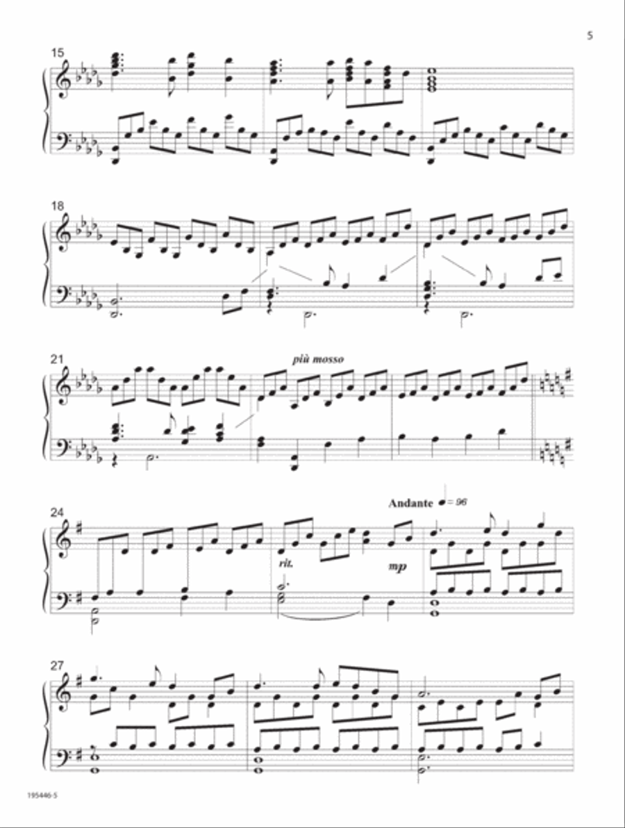 My Father's World My Father's World Piano Solo scores gallery preview page 5