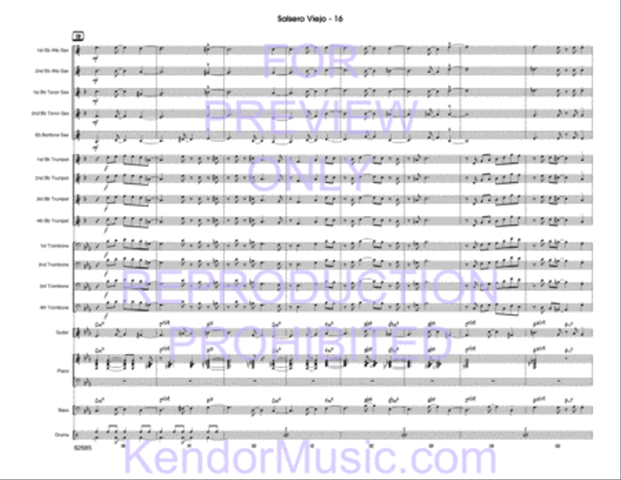 Salsero Viejo Jazz Ensemble scores gallery preview page 17