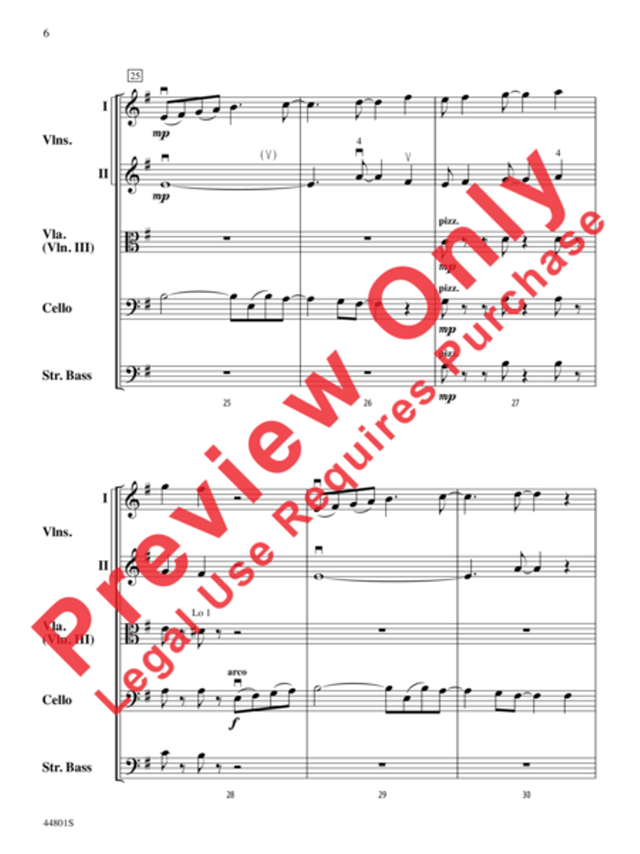 Mary, Did You Know? String Orchestra scores gallery preview page 9