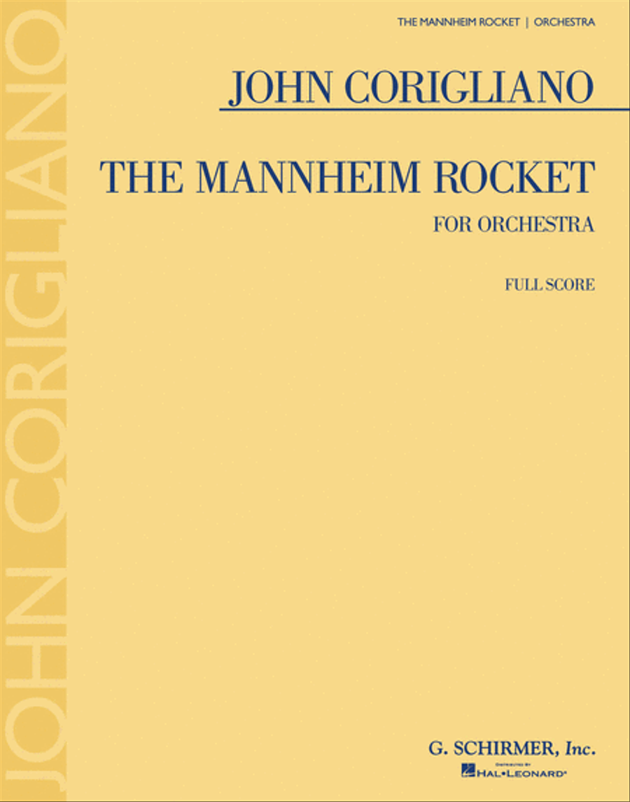 John Corigliano - The Mannheim Rocket Orchestra scores gallery preview page 1