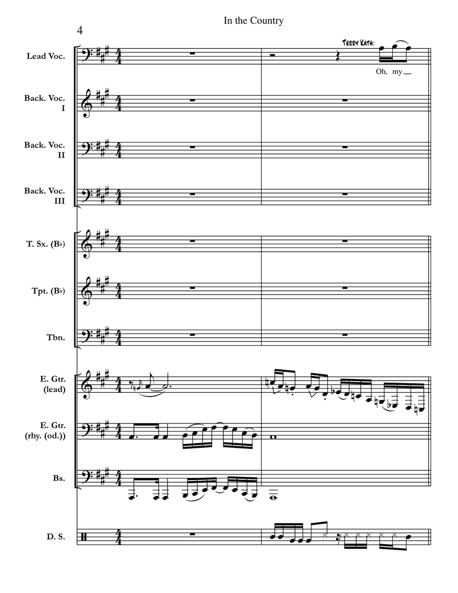 In The Country Small Ensemble scores gallery preview page 4