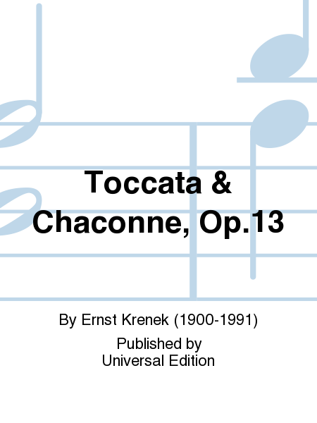 Toccata & Chaconne, Op. 13