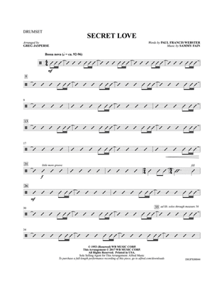 Secret Love: Drums