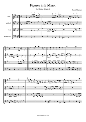 Figures in E Minor (for String Quartet)