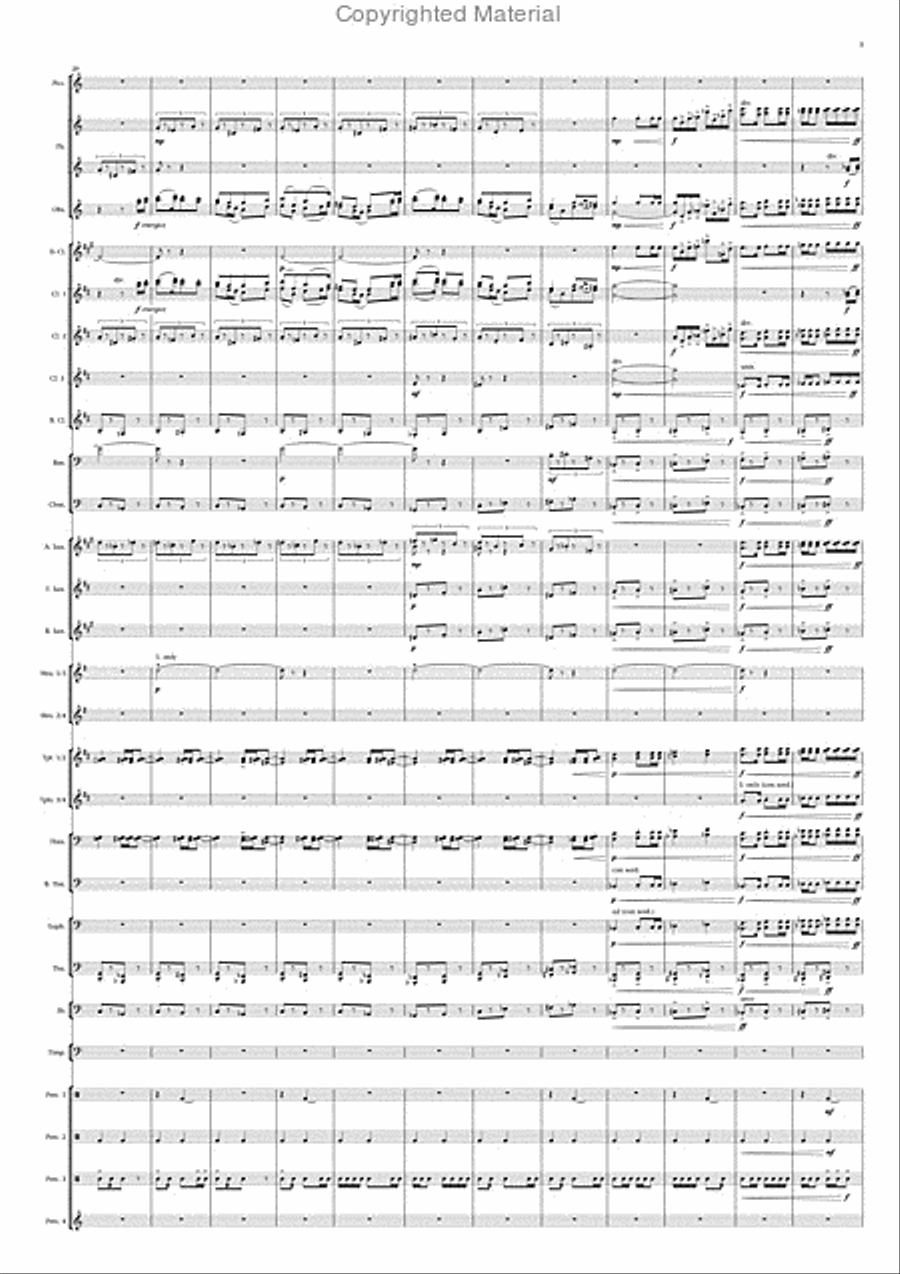 Danceries (Set II) Concert Band scores gallery preview page 4