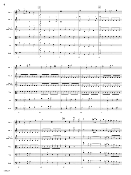 Finale from Symphony No. 41 "Jupiter": Score