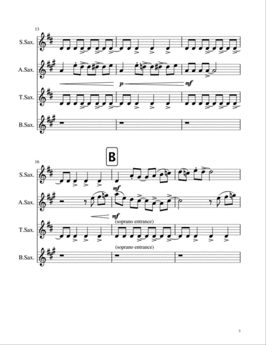 Oranges Can't Dance (and Other Absurdities) Woodwind Quintet scores gallery preview page 3
