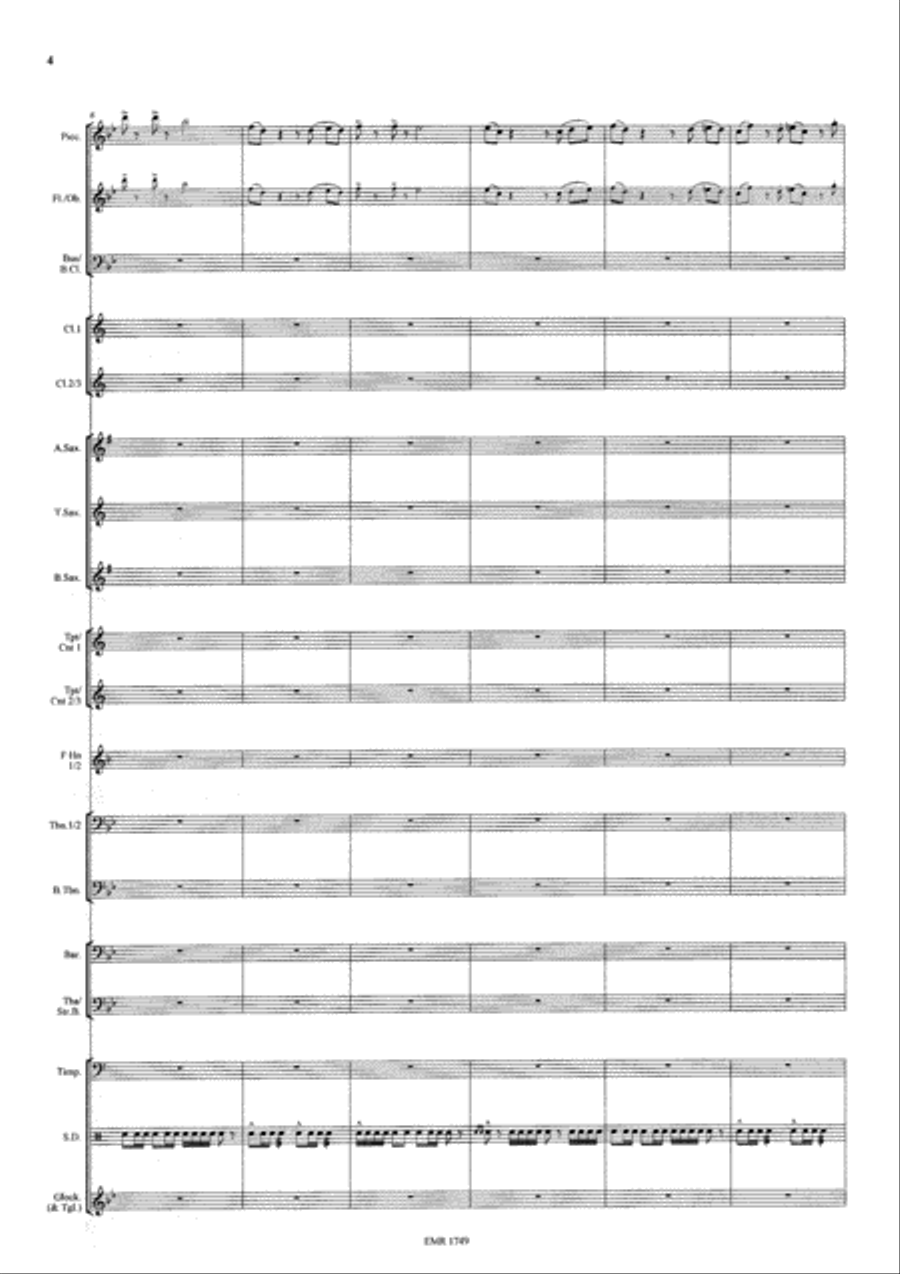The Bridge On The River Kwai Concert Band scores gallery preview page 5