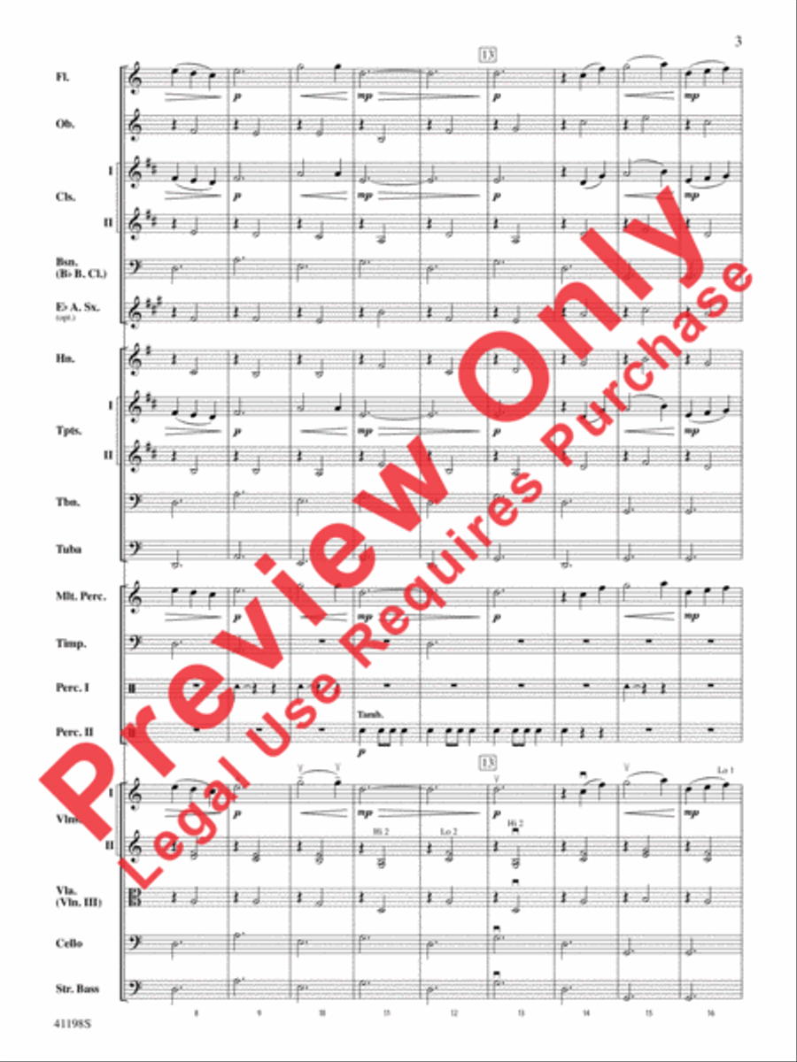 Gymnopédie No. 3 Gymnopédie No. 3 Full Orchestra scores gallery preview page 4