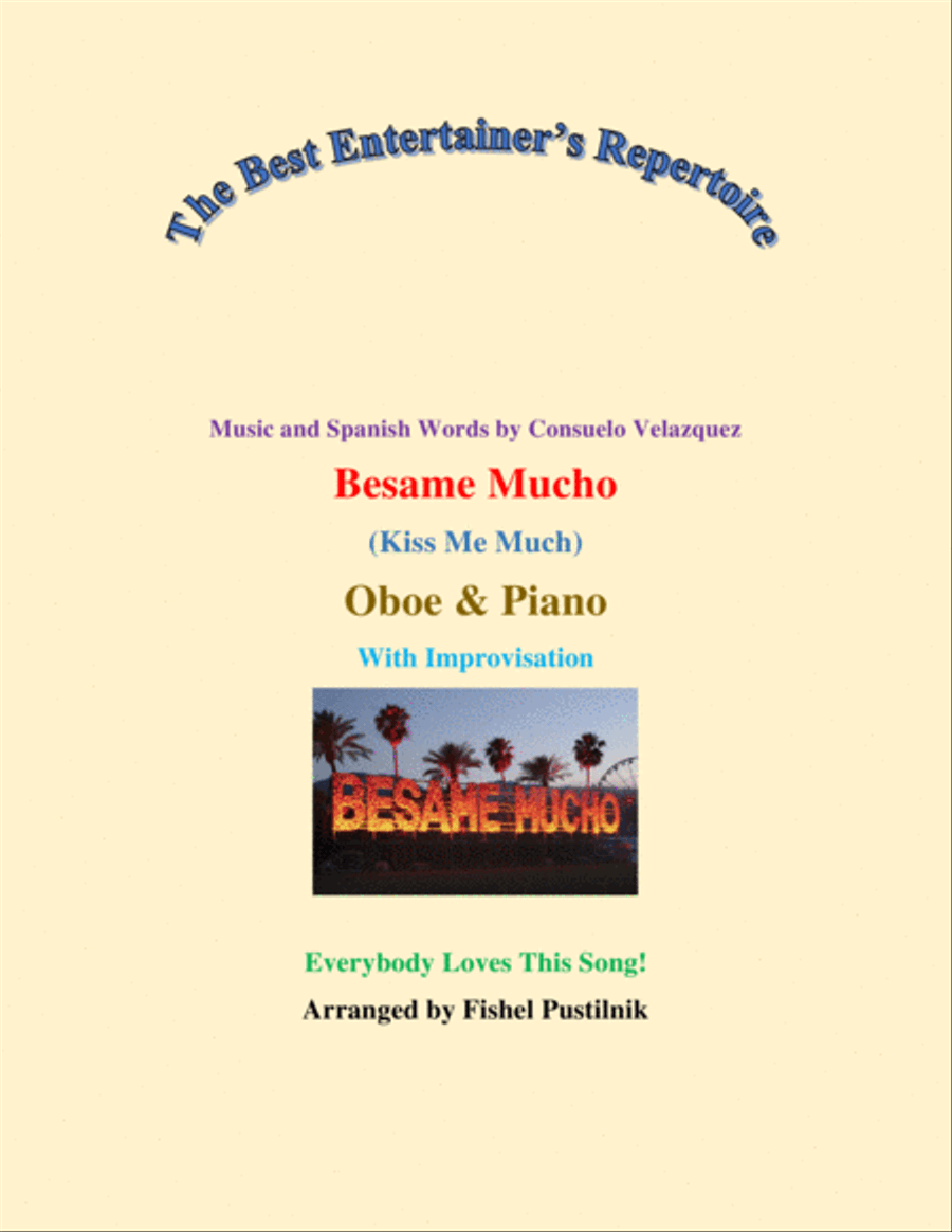 Besame Mucho (Kiss Me Much) Piano scores gallery preview page 1