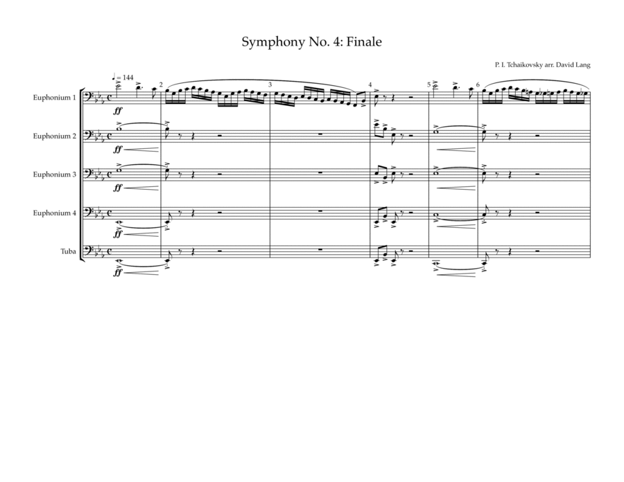 Symphony No. 4: Finale image number null