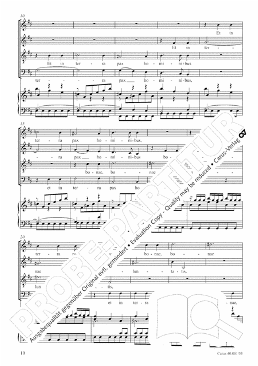 Vivaldi: Gloria in D. Revised edition SSA scores gallery preview page 13