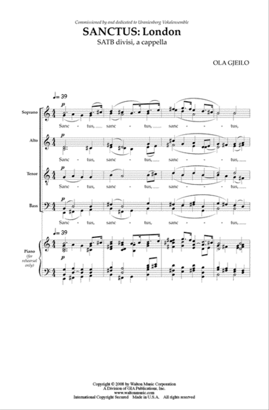 Sanctus (London) Divisi scores gallery preview page 2